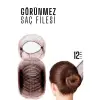 KAHVE Saç Filesi Görünmez 12 ADET 720099