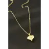 Kalp Şekilli Uçlu Kolye