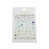 Kalp Yazılı Tattoo Dövme Sticker