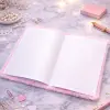 Kalpli Pembe Peluş Defter