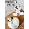 Kamp Lambası Işıldak Beyaz Işık Güneş Enerjili Solar Aydınlatma 5 Kanatlı Katlanabilir