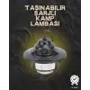 Kamp ve Bahçe İçin Retro LED Fener – Sıcak Işık, Uzun Ömürlü Batarya