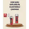 Kamp ve Outdoor İçin Çok Amaçlı Çakarlı Elektronik Çakmak