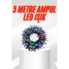 Karışık Renk Pilli Led Işık Çok Fonksiyonlu Enerji Tasarruflu 5 Metre
