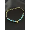 Karışık Turkuaz Boncuk Bileklik