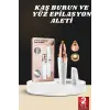 Kaş Burun Ve Yüz Epilasyon Aleti Kablosuz Şarjlı Kökten Alan Epilasyon Aleti