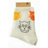 Kedi Kolej Çorap 8*28