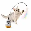 Kedi Şekilli Dönen Peluş Balıklı Olta Oyuncağı