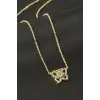 Kelebek Zirkon Taşlı Kolye