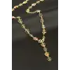 Kelebek Zirkon Taşlı Y Kolye