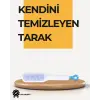 Kendi Kendini Temizleyen Saç Tarağı – Anti-Statik, Silikon Uçlu, ABS Malzeme, 22x4 cm