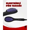 Keramik Isıtıcılı Elektrikli Saç Düzleştirme Fırçası – 360° Kablo