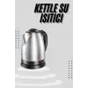 Kettle C F Tipi 220-240V Paslanmaz Çelik Elektrik Kablolu Otomatik Kapanma