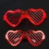 Kırmızı LED Işıklı Kalp Gözlük – 3 Modlu