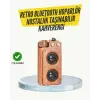 Klasik Görünümlü Bluetooth Hoparlör 360 Derece Stereo ve FM Radyo