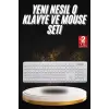 Klavye Mouse Seti Sessiz Kablosuz Türkçe TV  PC Uyumlu