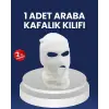 Kolay Takılan Araba Başlık Kılıfı Nefes Alabilir Yün İplik