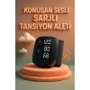 Konuşan Sesli Şarjlı Tansiyon Aleti Profil Kayıtlı Lcd Dokunmatik Ekran