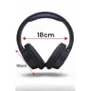 Kulak Üstü Bluetooth Kulaklık Ayarlanabiilir Uzun Pil Ömrü Kablosuz 5.0 Bluetooth