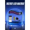 Kumandalı App Kontrollü LED Ekran 16X192 Led Matrix Araç Camı Yazısı