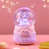 Kuromi Işıklı Müzikli Kar Küresi Orta Boy Model 1