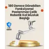 Lavabo ve Mutfaklar İçin 1080 Derece Döner Musluk Başlığı – Pirinç Gövdeli