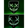 LED Işıklı Yeşil Maske