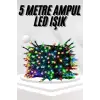 Ledli Fişli Led Dekor Lambası 5M RGB Yılbaşı Ağacı Işığı