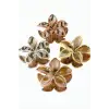 Leopar Desenli Lotus Mandal Toka 8 cm