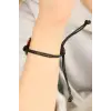 LOVE (Aşık) Siyah Deri İpli Unisex Mood Bileklik