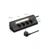 Lp764 Çoklu Gece Lambalı Priz Yüksek Gerilim Korumalı 4’lü Priz 2xusb 2xtype-c Çıkışlı Grup Priz Çoğaltıcı