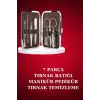 Manikür Pedikür Seti 7 Parça Tırnak Makası Kaş Makası Cımbız Çantalı