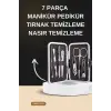 Manikür Pedikür Seti İkili Set El ve Ayak Bakımı Nasır Temizleme Protez Tırnak Çıkarma