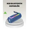 Mavi Taşınabilir Bluetooth Hoparlör Kompakt Tasarım ve Güçlü Ses
