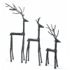 Metal 3lü Geyik Seti