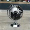 Metal Ayaklı Siyah Dünya Küresi