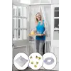 Mıknatıslı Manyetik Kapı Sinekliği Sineklik Tülü Perde (60cm x 210cm 2 Adet Tül) (336336)