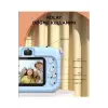 Mini 1080p Hd Çocuk Kamera Dijital Fotoğraf Makinesi 2.0 Inç Ekran 5 Adet Oyun Pembe