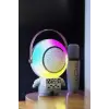 Mini Karaoke Astronot Bluetooth Speaker Karaoke Mikrofon