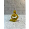 Minimal Sarı İnsan Figürü Biblo Ev ve Ofis Dekoru