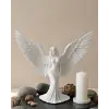 Minimalist Melek İnsan Figürlü 3D Heykel Dekoratif Biblo Ev Dekoru