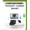 Mobil PUBG Oyuncuları İçin 5in1 Klavye Mouse Oyun Seti – BT5.3 Destekli