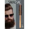 BX Sakal Fırçası Saç Fırçası ve Fön Fırçası Ahşap Saplı