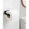 Modern Siyah Tuvalet Kağıtlığı Duvar Tipi Minimal Tasarım Peçetelik