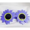 Mor Renk Papatya Şekilli Parti Gözlüğü 18x10 cm