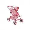 BX 09324 Çilek Desenli 4 Tekerlekli Puset -Sunman