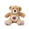 BX  3184 Gökkuşağı Kalpli Peluş Ayı 30 cm -Sunman