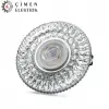 NOAS YL65 1777  Athena Led Çerçeveli 4000K Kristal Cam Spot Kasa - Priz ve Anahtar İçin Uyumlu Çerçeve