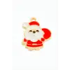 Noel Baba Yılbaşı Mineli Kolye Ucu 1 Adet