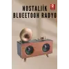 Nostaljik Radyo Bluetooth Bağlantılı Şarjlı Yüksek Ses Kaliteli